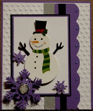 January Cricut Challenge - W/twist - Snowflake