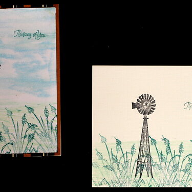 Cards for Use your stamps challenge w/twist