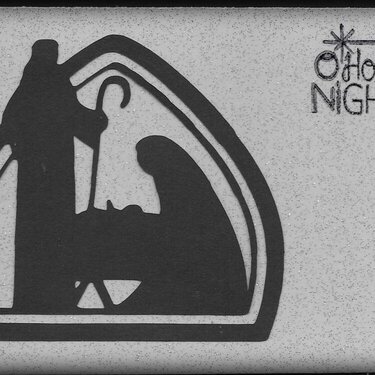 November Cricut Challenge - Christmas Card