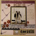 twins - LO for Sept Heritage Challenge w/twist and also MSC Sketch for week 2