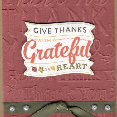Give Thanks card