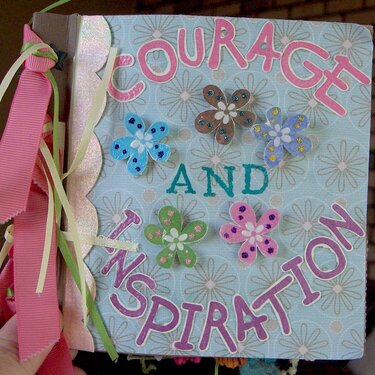 courage and inspiration paper bag book cover