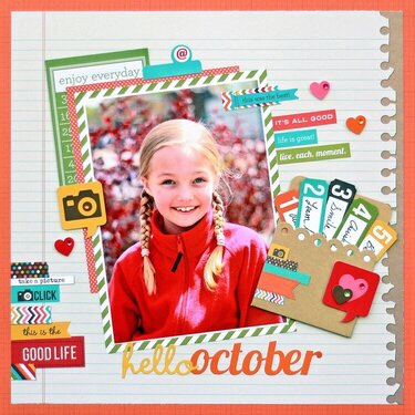 Hello October *Simple Stories Sn@p*