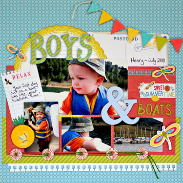 Boys &amp; Boats *Little Yellow Bicycle*