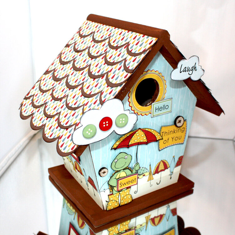 Altered Birdhouse *Nikki Sivils*