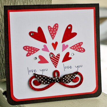 Valentine Card *Pebbles Inc*