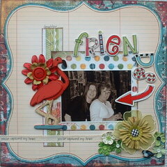 daughter......FRIENDS! (This lo was runner-up in HSN's scrap contest!!)