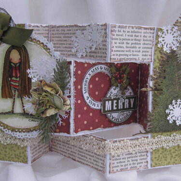 Tri-fold Xmas Card!