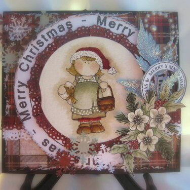 Christmas Card with hAnglar &amp; sTanglar stamp~