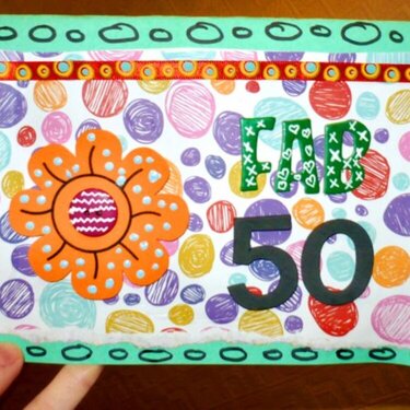 50th Birthday Card For My Mum