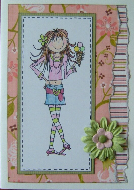 Girl card