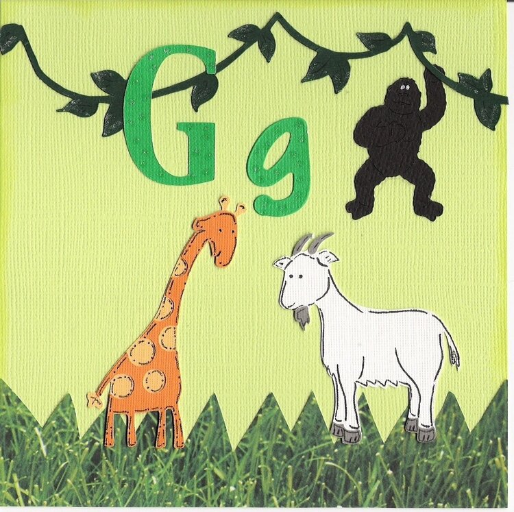 New G Flashcard for Preschool Book Swap