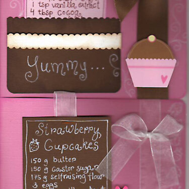Cupcake recipe cards