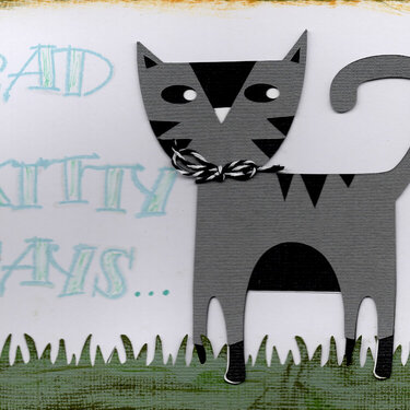 Bad Kitty Card