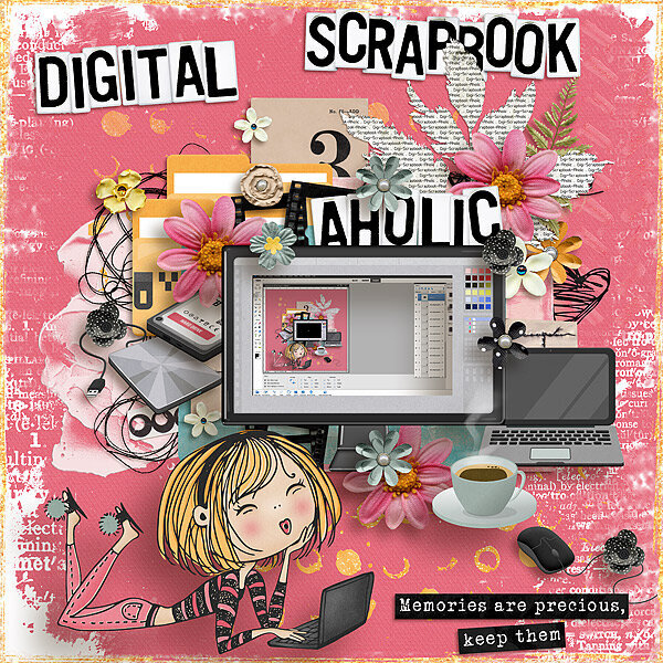 Digital Scrapbook-Aholic