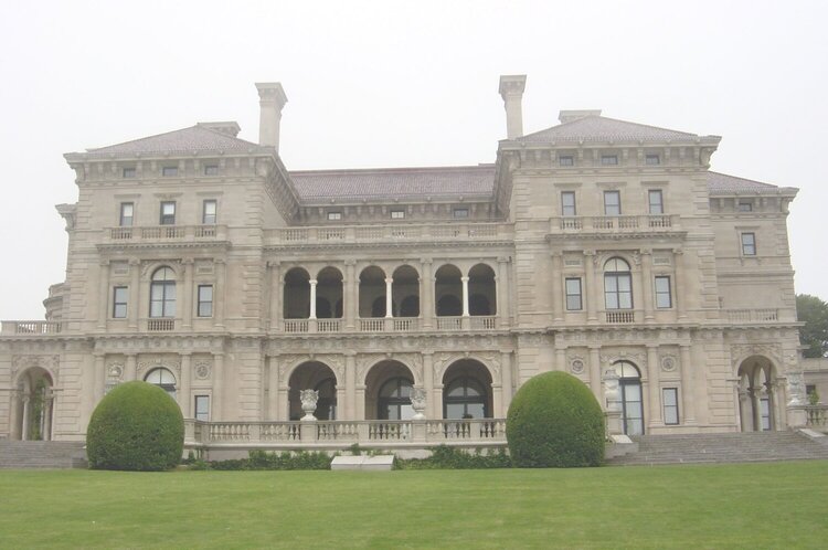 The mansion once owned by the Vanderbilt Family
