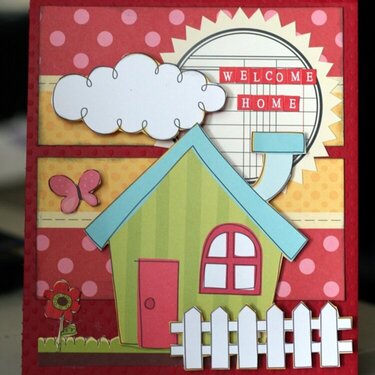 Welcome Home Card- March Crop Addict Kit