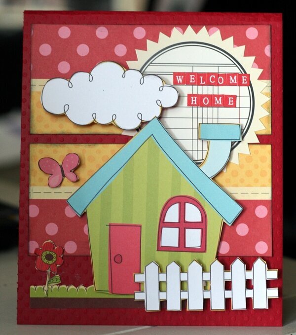 Welcome Home Card- March Crop Addict Kit