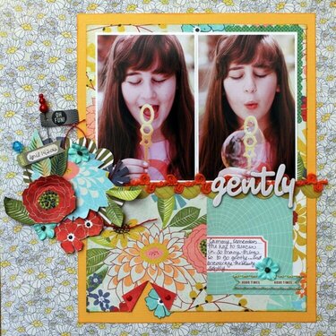 Gently- May Little Red Scrapbook Kit