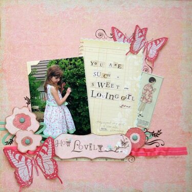 Sweet Girl- June Little Red Scrapbook Kit
