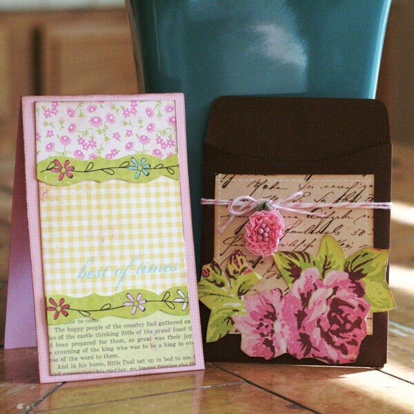 Crop Addict May Kit- Best of Times Card