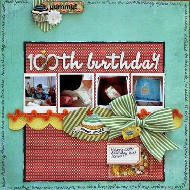 100th Birthday- May Little Red Scrapbook Kit