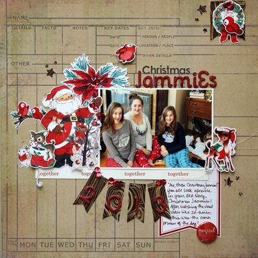 Christmas Jammies- Pretty Little Studio &amp; MME