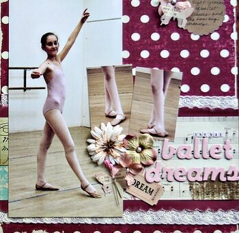 She Has Ballet Dreams- Feb Little Red Scrapbook Ki