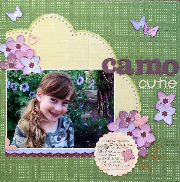 Camo Cutie-August Little Red Scrapbook