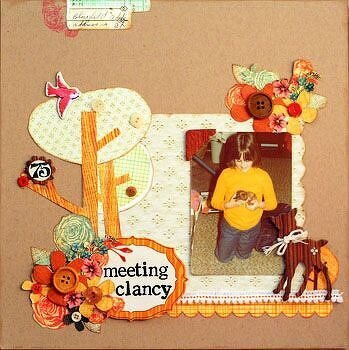 Meeting Clancy- October Little Red Scrapbook Kit