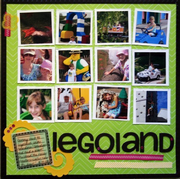 Legoland- As seen in Aug. Scrapbooks Etc MIY