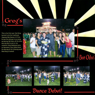 Greg&#039;s Bon Odori Dance Debut