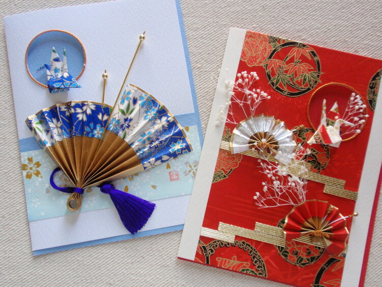 Washi paper cards