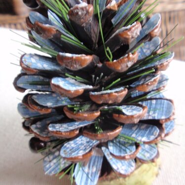 Altered pine cone