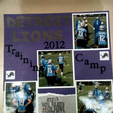 Detorit Lions Training camp 1 of 2