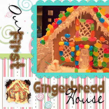 Our First Gingerbread House- page1