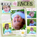 Girl With Many Funny Faces