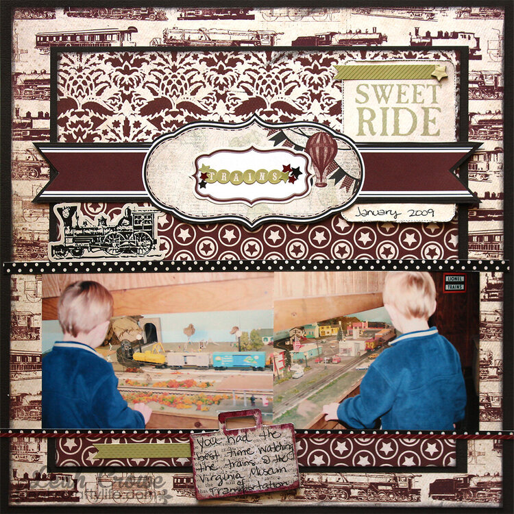 Clear Scraps CME June Kit - Trains