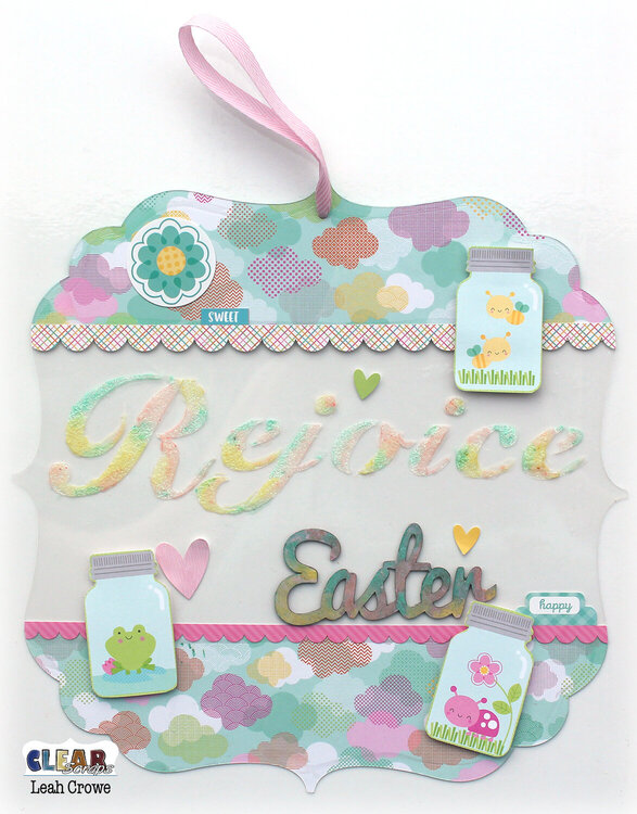 Rejoice Easter home decor item