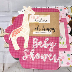 baby shower mixable tag album