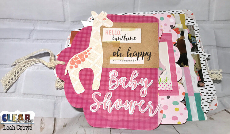 baby shower mixable tag album