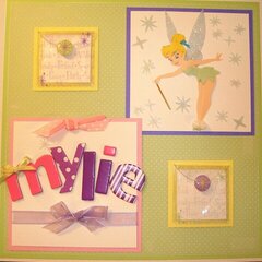 Mylie's Tinkerbell Themed Baby Book