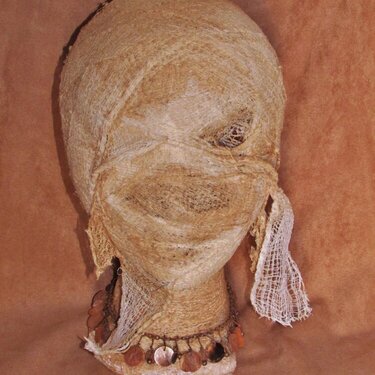 Ancient Evil Mummy Head