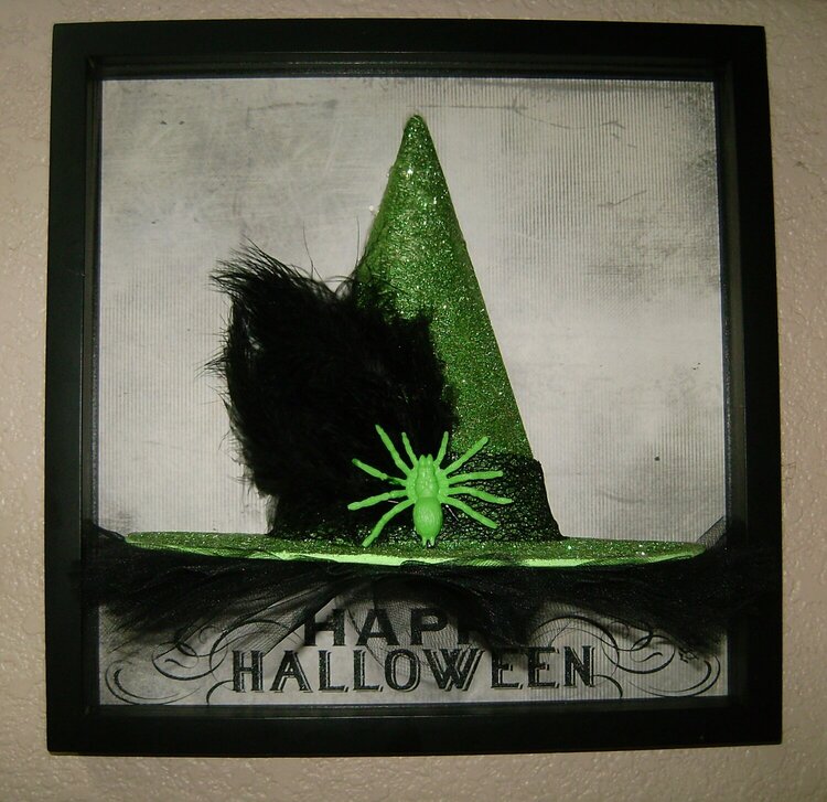 Happy Halloween 3-D Witches Hat Decor