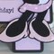 Minnie Mouse 4th Birthday Shape card ( up close of shoes)