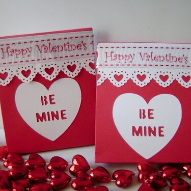 Be Mine Matchbook Valentines
