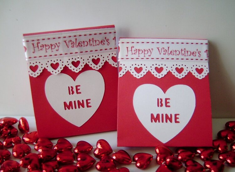 Be Mine Matchbook Valentines
