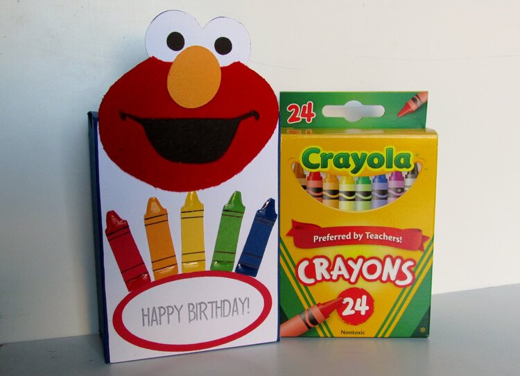 Elmo Crayon Box