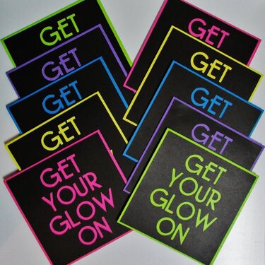 Get Your Glow On Invitations