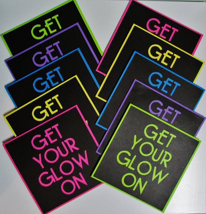 Get Your Glow On Invitations